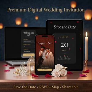 Forever Begins – Premium Wedding Invite Experience